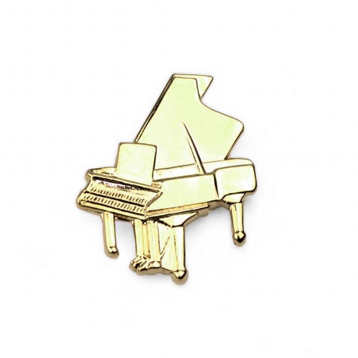 Pin piano dorado 3D