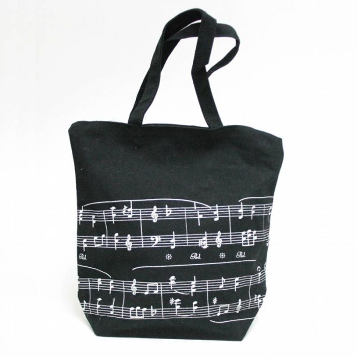 Bolso partitura negro