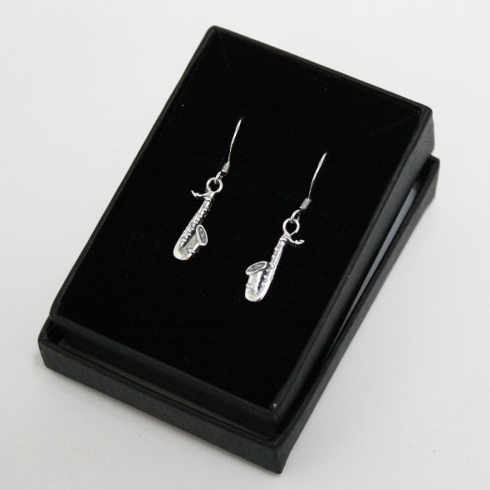 Pendientes saxo plata