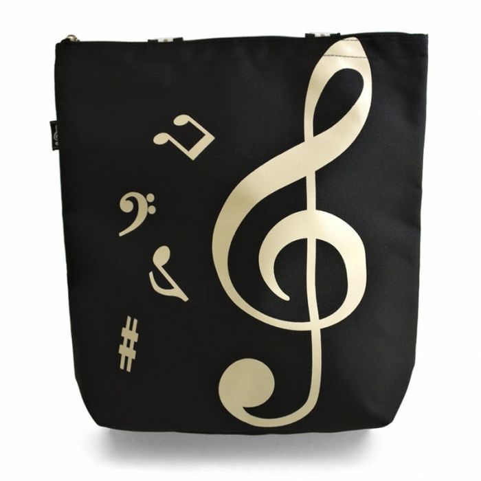Bolso clave de sol negro