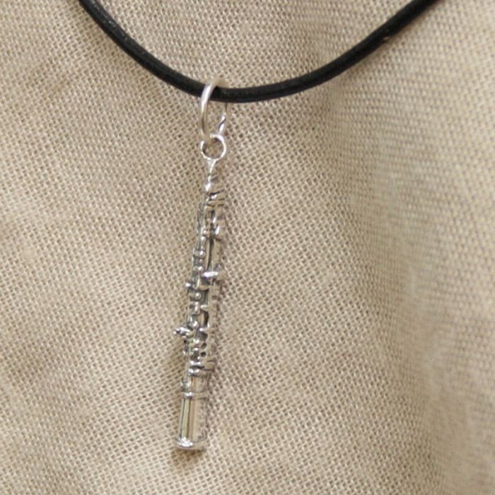 Colgante oboe plata