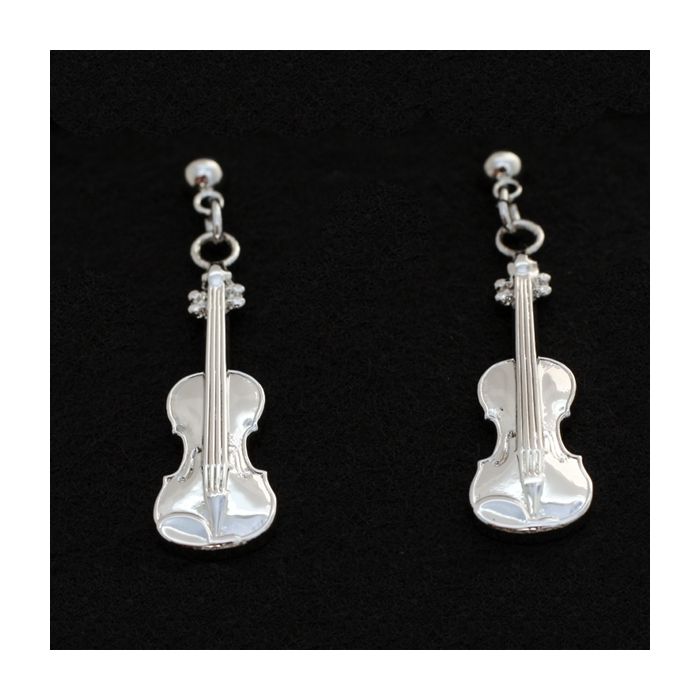 Pendientes violín 3D