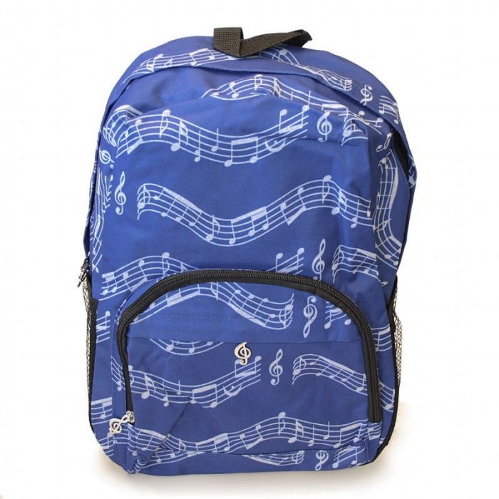Mochila partitura azul