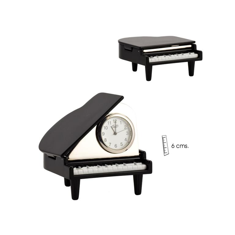 Reloj Piano Negro 