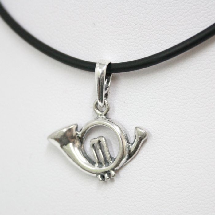 Colgante trompa plata