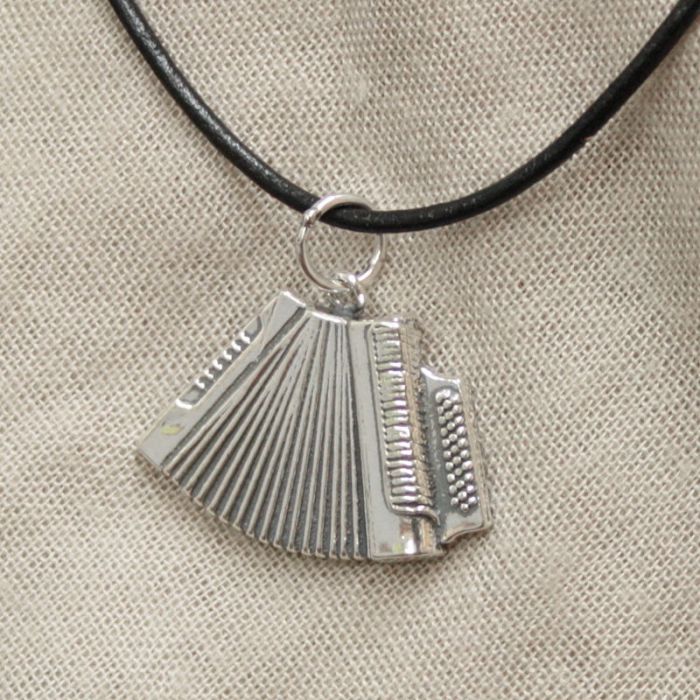 Colgante acordeón Plata