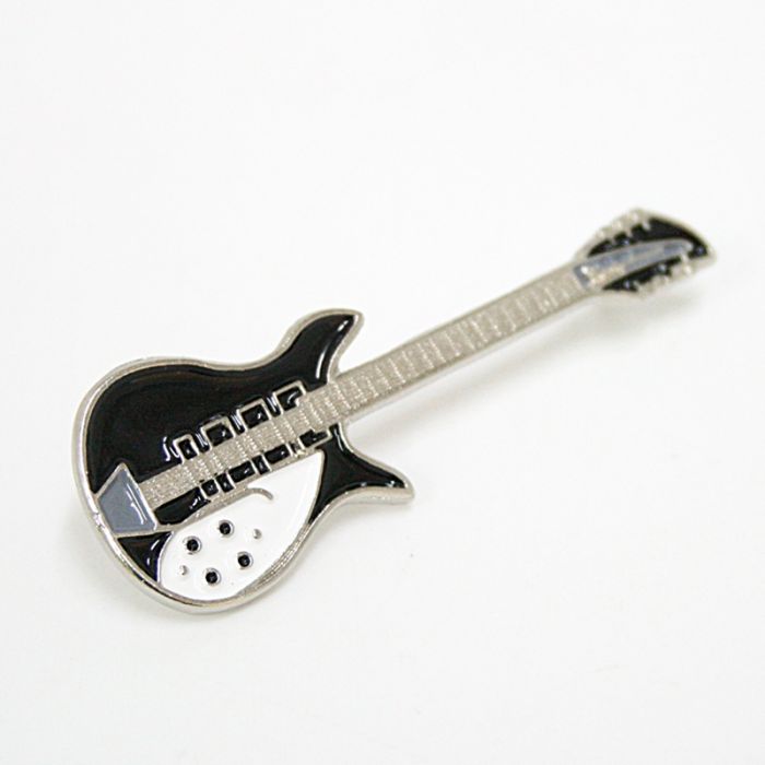Pin guitarra eléctrica negra 1