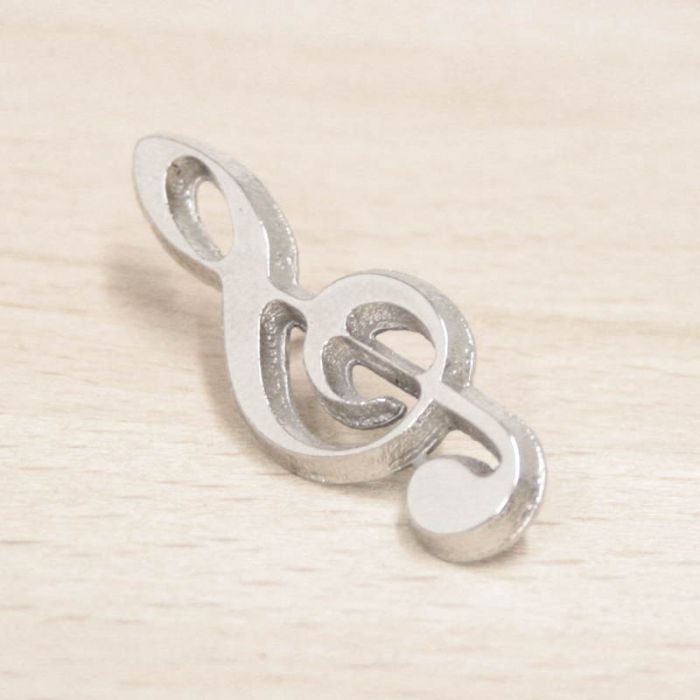 Pin clave de sol metal
