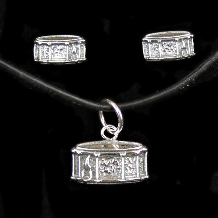 Conjunto tambor plata