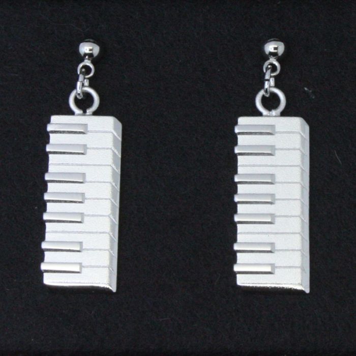 Pendientes 3D teclado