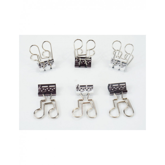 Pack 6 pinzas corcheas
