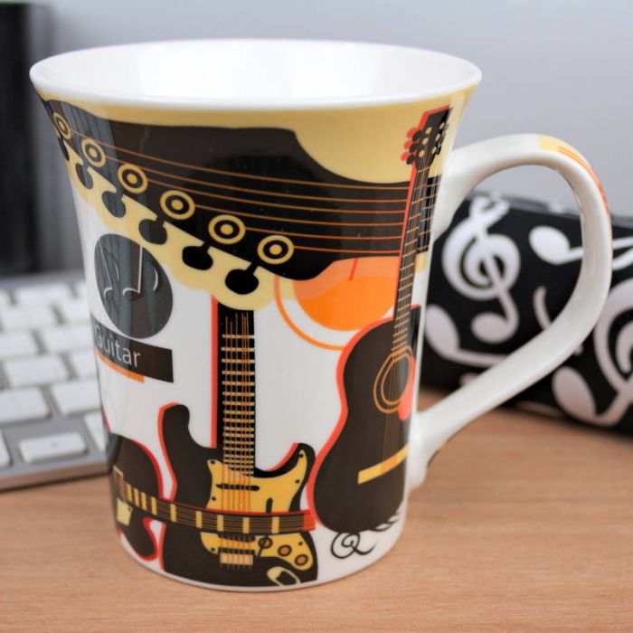 Taza guitarra