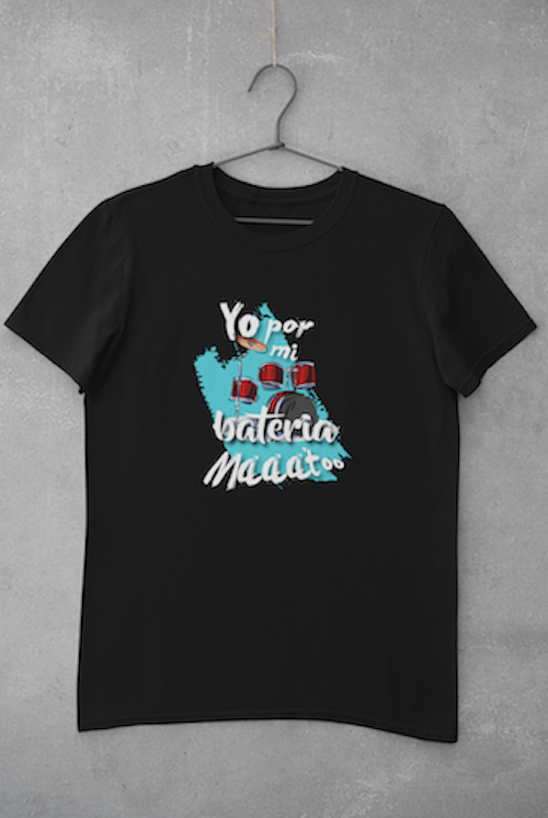 Camiseta batería (Frase personalizada)