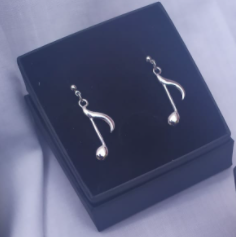 Pendientes corchea 3D