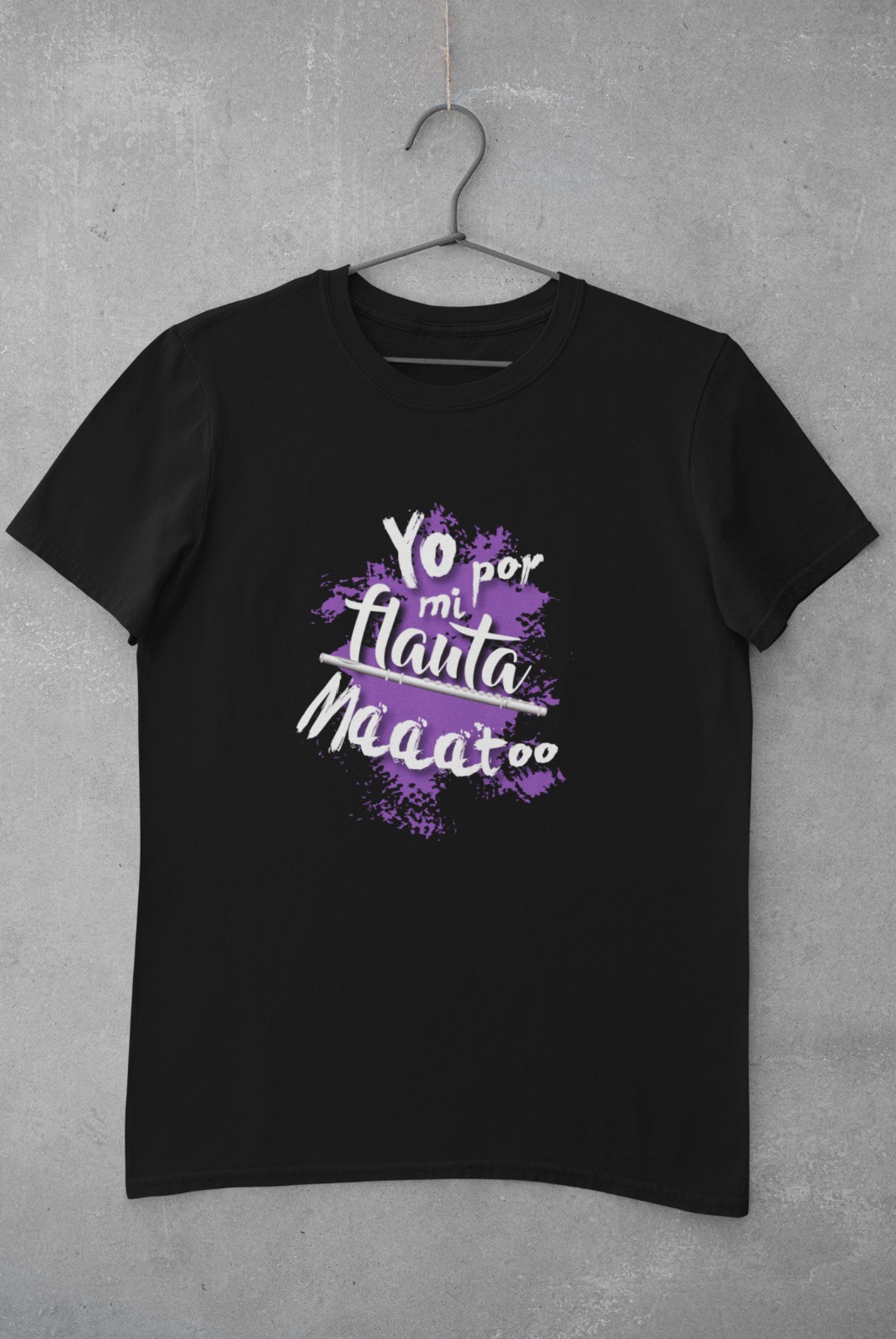 Camiseta flauta (Frase personalizada)