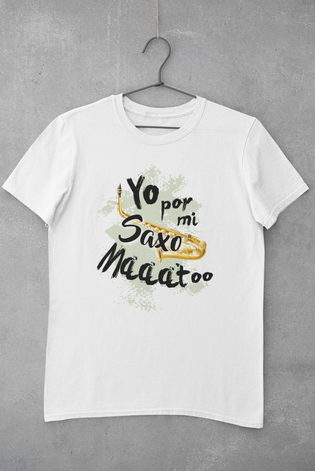 Camiseta Saxo (Frase personalizada)