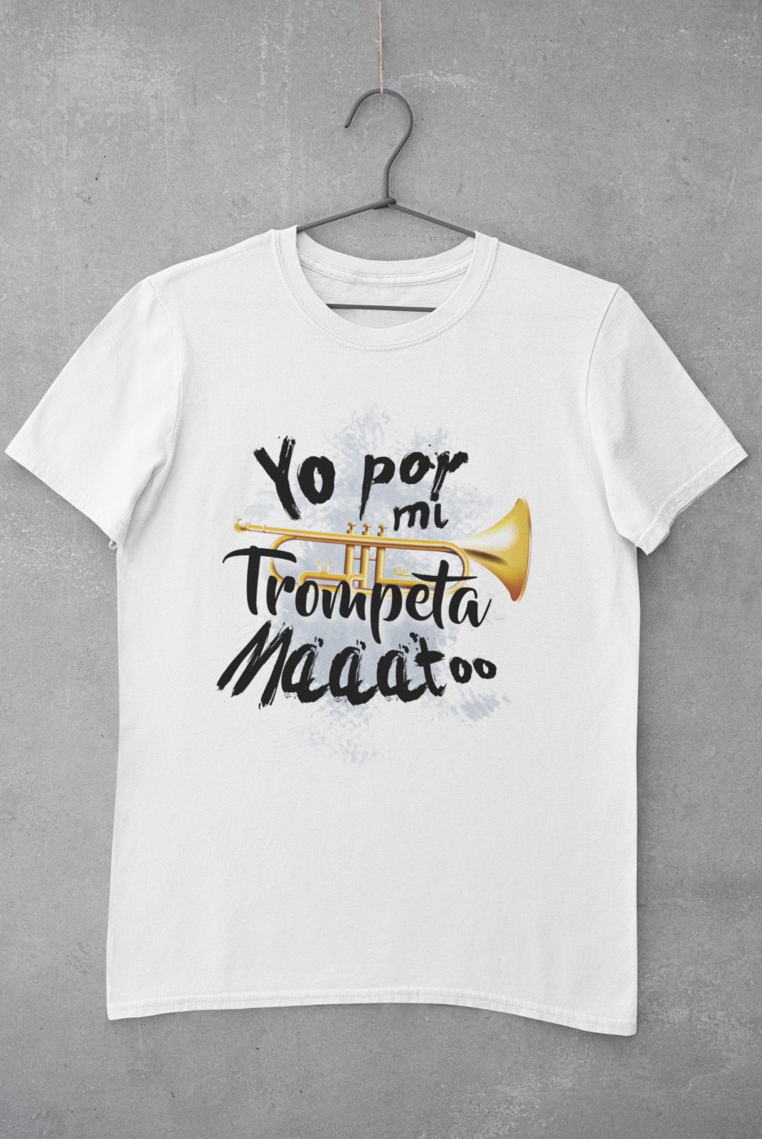 Camiseta trompeta (Frase personalizada)