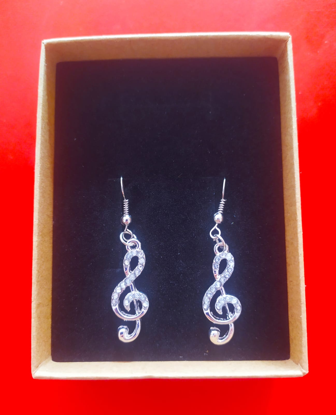 Pendientes con circonitas blancas