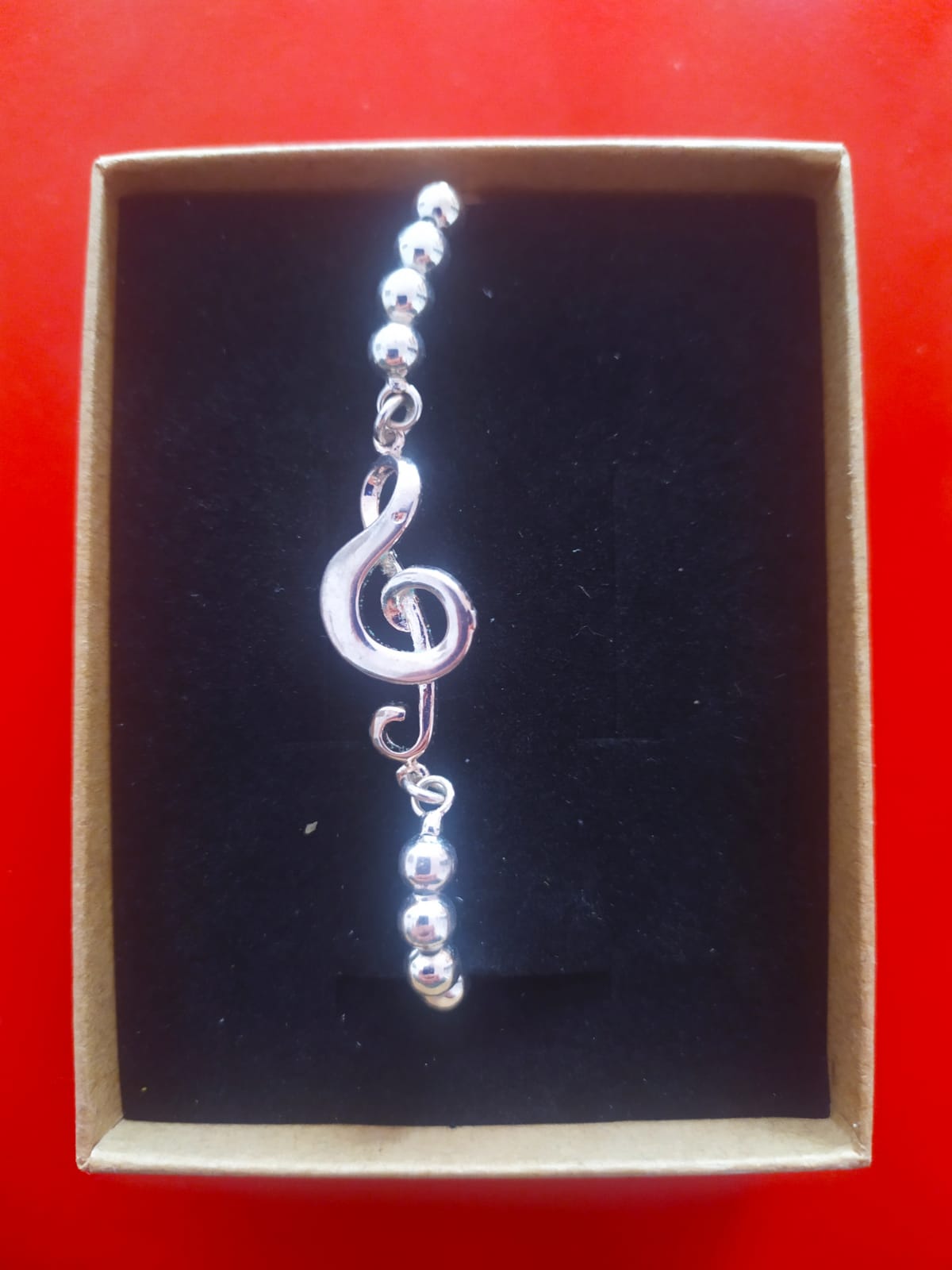 Pulsera Clave de Sol Metal