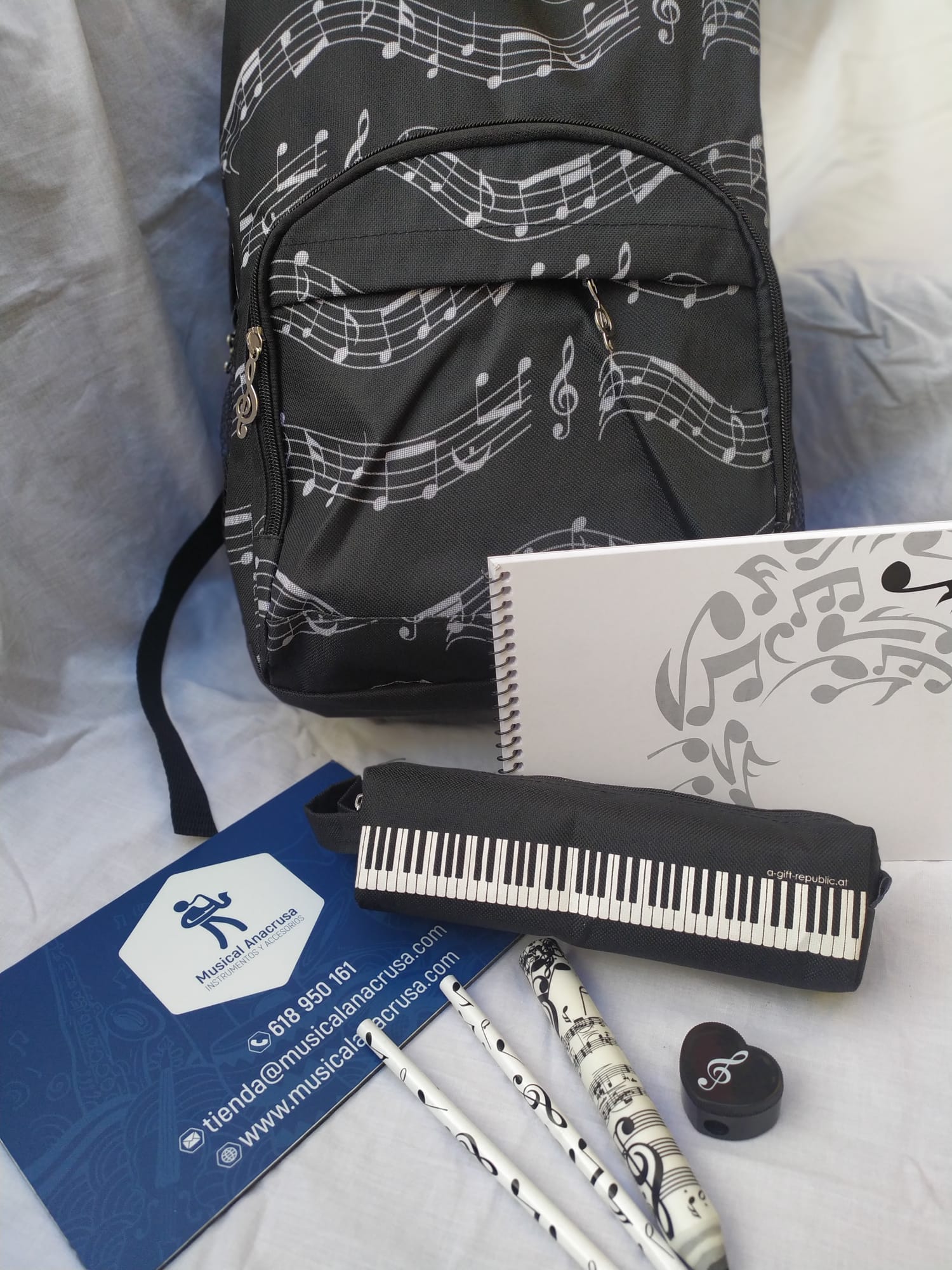 Pack Mochila partitura(Varios colores)
