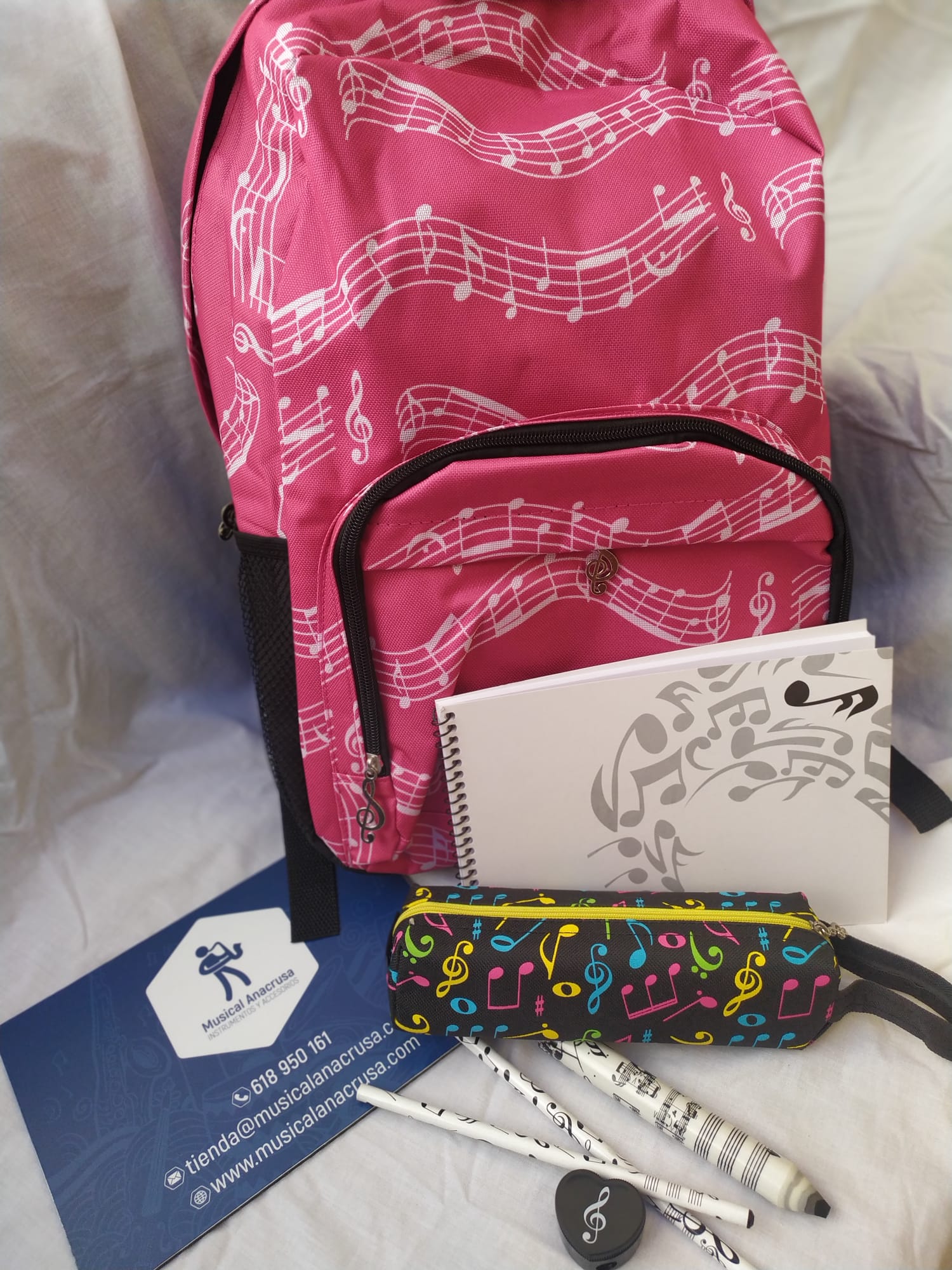 Pack Mochila partitura(Varios colores)