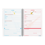 Agenda para lenguaje musical e instrumento