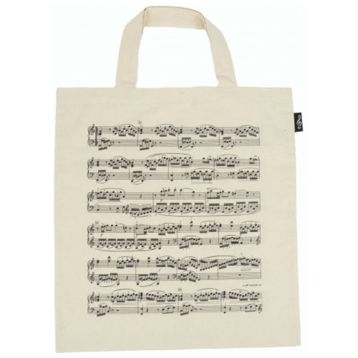 Bolsa pentagramas blanca