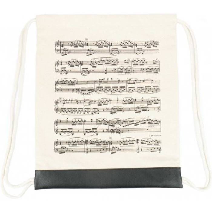 Mochila Pentagramas Blanca