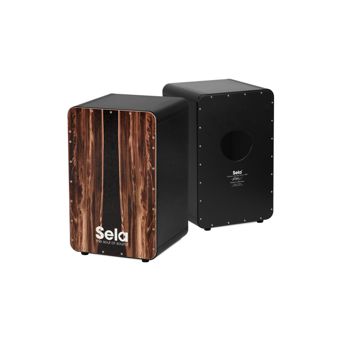 Cajón Flamenco SELA Casela Black Dark Nut