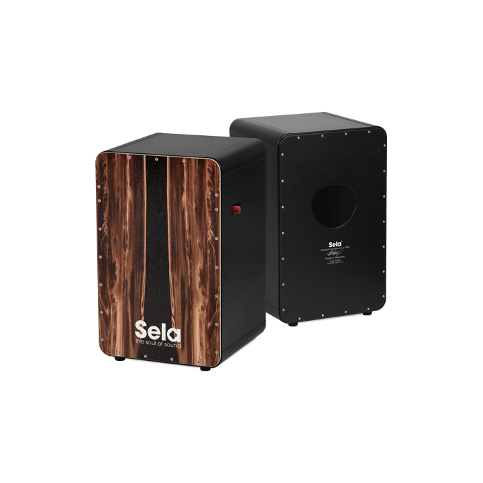 Cajón Flamenco SELA Casela Pro Black Dark Nut