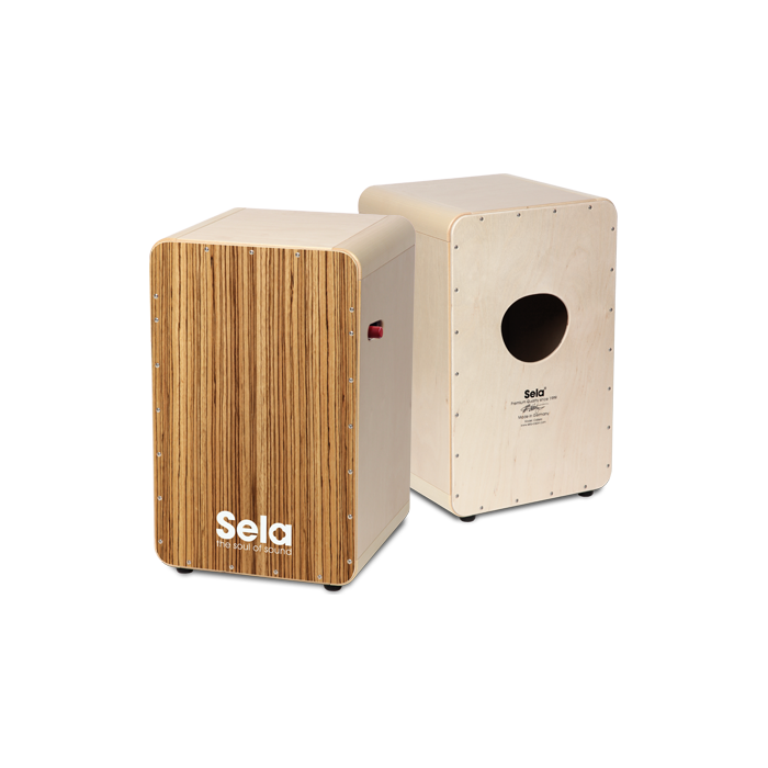 Cajón Flamenco SELA Casela Pro Zebrano