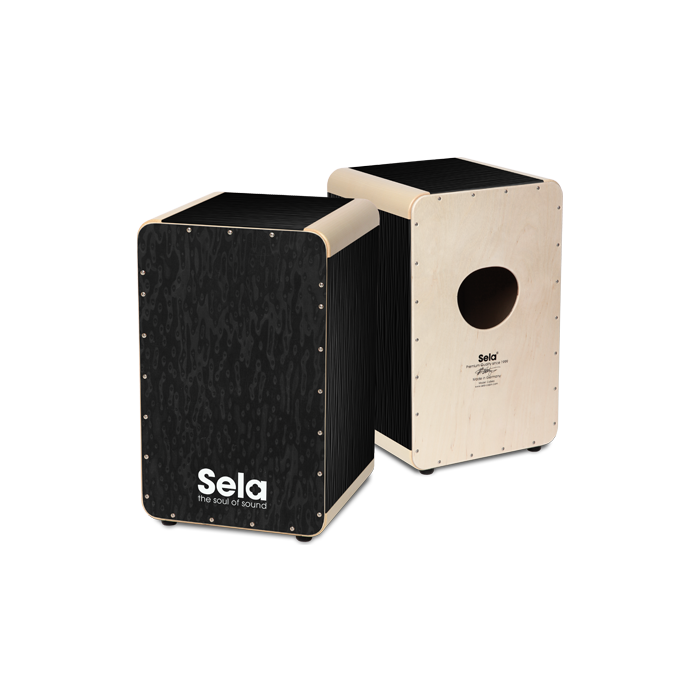 Cajón Flamenco SELA Wave Black Pearl