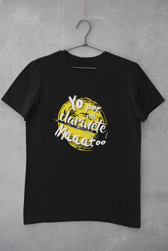 Camiseta clarinete (Frase personalizada)