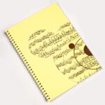 Cuaderno pentagramas Osito