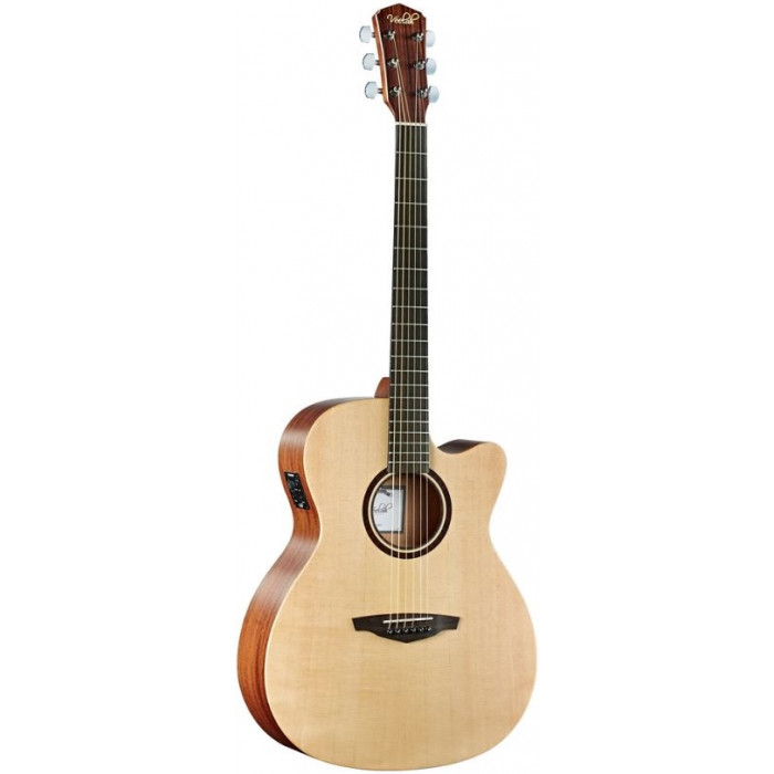 Guitarra Acústica Electrificada VEELAH V1-GACE (Con funda)