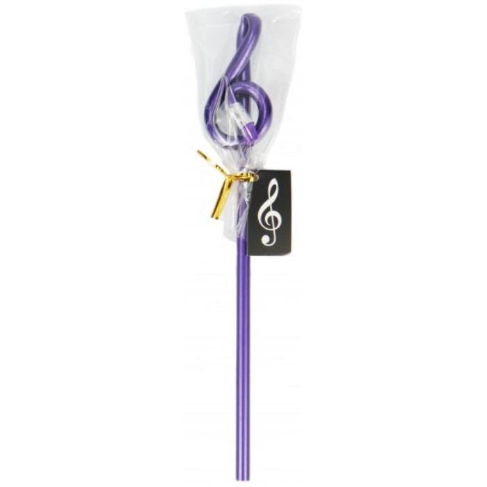 Lápiz Clave de Sol Violeta