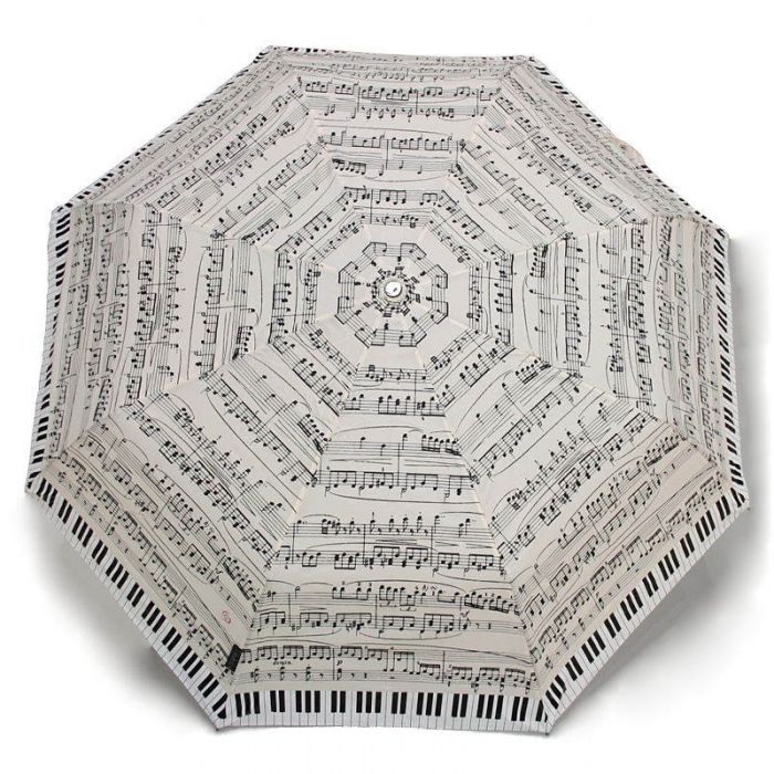 Paraguas Plegable Piano Blanco
