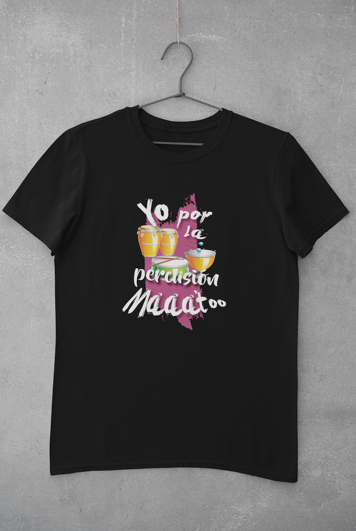 Camiseta percusión (Frase personalizada)