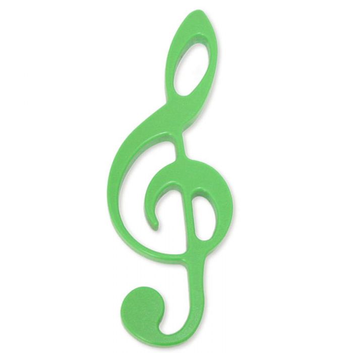 Salvamanteles clave de sol verde