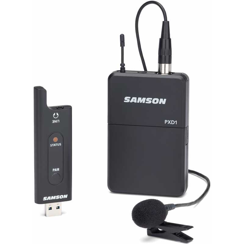 Micrófono inalámbrico de solapa SAMSON USB