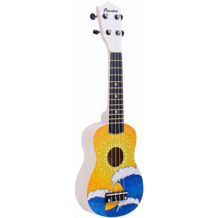 Ukelele Soprano Bamboo wave