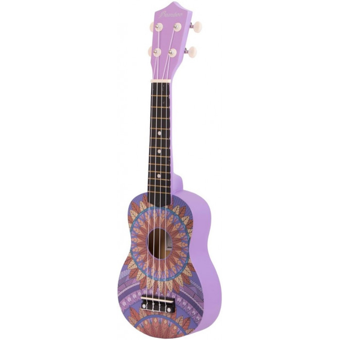 Ukelele Soprano Bamboo purple forest
