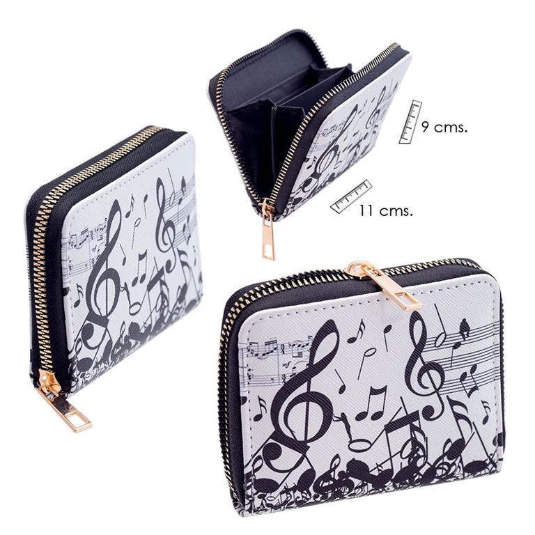 Monedero música 11x9cm