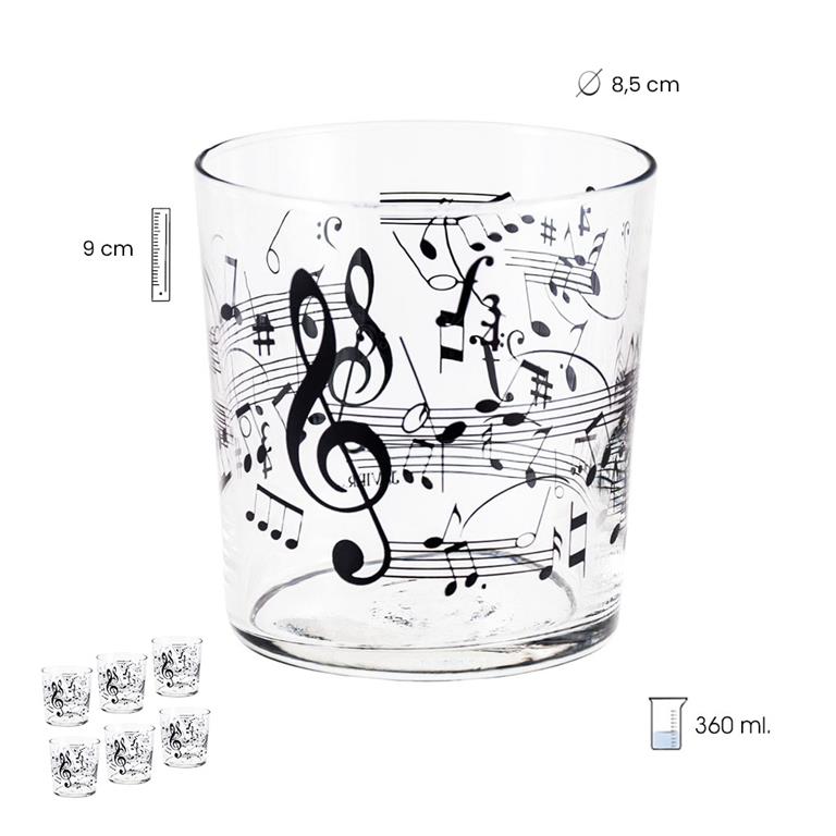 Set 6 vasos 260ml